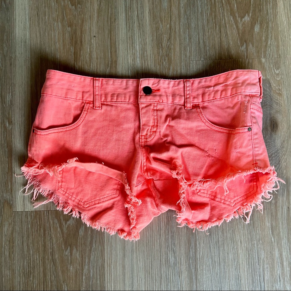 Billabong Frayed Jean Shorts